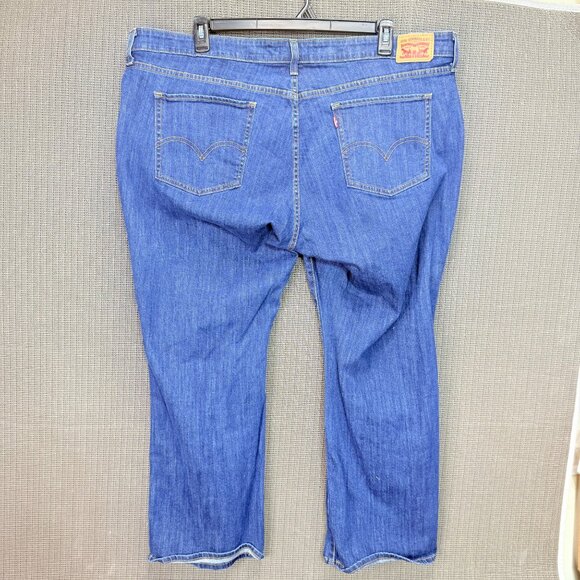 Levis Womens 415 Classic Bootcut Jeans Size 24W Blue Denim - Picture 2 of 11